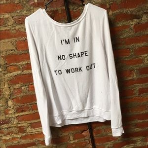 Super soft and cozy Wildfox sweatshirt!